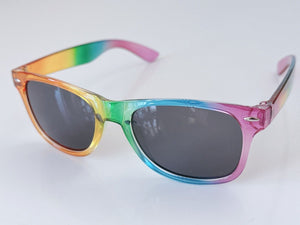 Women Retro Trendy Funky Rainbow colorful UV Sun Eye glasses wear Sunglasses