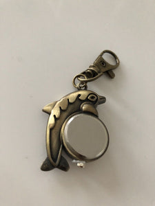 Girl Boy Lady Dolphin sea animal Key Ring Keyrings Holder Pocket Watch Strap