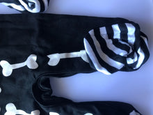 Baby Kid Boy Halloween Skull Skeleton Party Costume Romper Bodysuit Hat Set 0-12