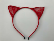Women Lady Girl Cat Kitty Ears Lace Costume Party Hair head band hoop Headband