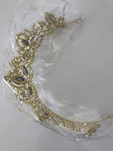 Women Gold Rhinestone Crystal Wedding Bride Party Hair Headband Crown Tiara