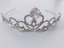 Women Rhinestone Crystal Wedding Bride Party Heart Hair Headband Crown Tiara