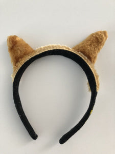 Women Children Fluffy Brown Point Fox Ear Party Hair head band Headband prop