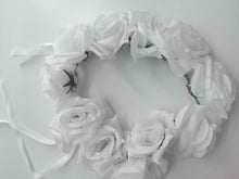 Women Lady big Flower Wedding Bride Crown hair head headband Garland PROP