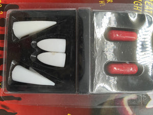4PC Fancy Halloween Costume Party Zombie Vampire Wolf Fangs Tooth Cap blood tube