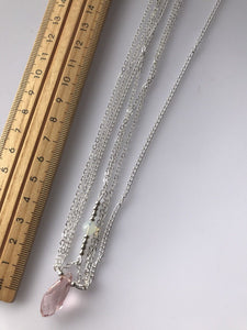 Women lady BOHO Party Pink bead Hair forehead chain head band Headband headpiece
