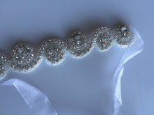 Women Lady White Wedding Bride Crystal Embroidery lace Hair head Headband Prop