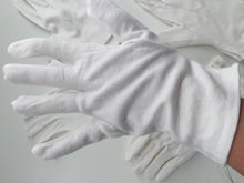 AU Men white Party Fancy Costume Magician Driving SHORT White Cotton Gloves