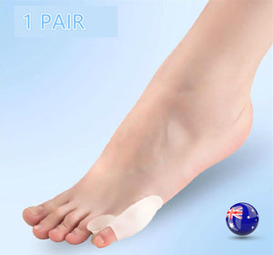 1 Pair Foot Little Toe Pain Relief Comfy Soft Silicone Gel Protector Separator
