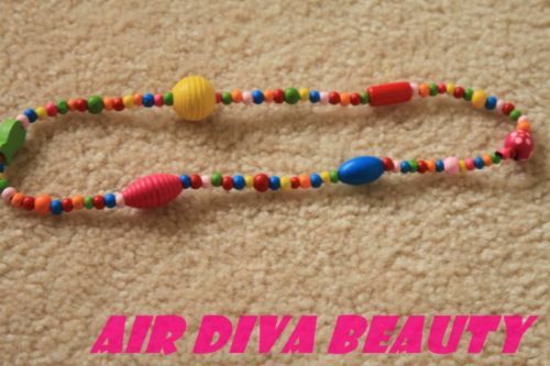 Kids Baby Toddlers Handmade Wooden necklace Pendants