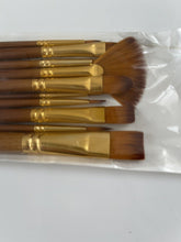10PC Wooden Artist Paint Brush Set - Acrylic, Watercolor & Oil Painting