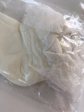 Girl Cream White Fancy Ankle Ruffle Frilly Short Lace Cotton Socks 15cm 3-6years