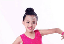 Girl Children Princess Forehead Crystal Tiara Dance Hair Band Headband chain