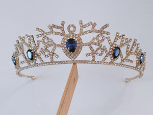 Women Retro Crystal Deer Alter Celtic Fairy Party Hair Headband Crown Tiara