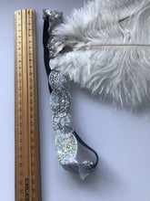 Women Lady retro White Feather Flapper Party Hair headband accessory fascinator