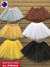 Girls Kids Children Fancy Tutu Lace Tulle Petti Ballet Dress up Costume skirt