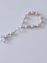 Christening Baptism Cross Angel Rosary Bracelet Beads Wrist band Favors Gift