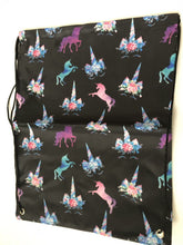 Lady Girl Pony Unicorn Draw String Sports Yoga Organise library Bag Backpack