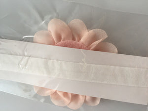 NEW Girl Kid Baby Shower Party Child Pink Flower Elastic Hair Headband Band PROP
