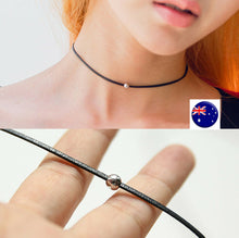 Women Fashion Lady Girl Retro Party Slim thin beads Choker short Punk Necklace