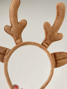 Women Girls Boys Kid Christmas Reindeer Deer Antler Costume Party Hair headband