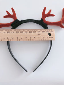 Women Girl Christmas Reindeer Deer Antler Costume Ear Party Hair Band headband