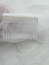 Women Lady Flower Girls White bow Lace Wedding Bride maid Comb Hair layers Veil