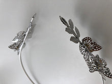 Women Silver Color boho Butterfly Fairy bride Party Hair Headband Crown Tiara