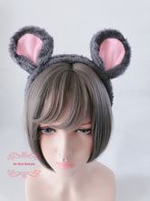 Women Children Bear Grey Mouse Koala Round Ear Party Hair head band Headband