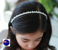 Girl Lady Rhinestone Crystal Pearl Sweet Princess wedding party Hair headband