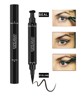 AU Winged Waterproof Black Liquid Cat Wing eye Ink Liner Eyeliner Stamp Makeup