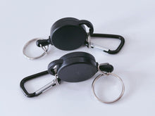 2X Retractable Badge Bag Holder Reel Swipe Card Security ID Pull Key RING Tag