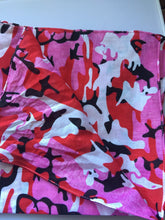 Women Girls Hip hop Cotton dance camo army Pink Bandana Hair Headband Wrap Scarf