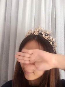 Women Girl Gold Leaf Wedding Bride Party Hair Headband Head Crown Tiara Prop