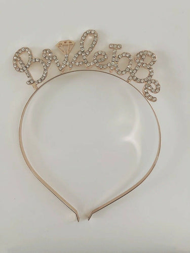 Hen's night Bride to be wedding Party Bachelorette Crystal head Tiara headband