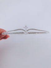 Women Wedding Crystal Silver Slim Simple Hair Band Headband Hoop Tiara Crown