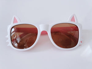 Children Kid Girl 400 UV Protect Cat Kitty Shape Cute eye sunglasses 5-12 Year