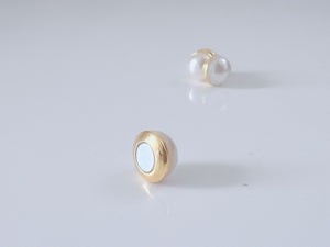 Women No need Piercing ear hole Magnet Magnetic Pearl Earrings Ear Studs Clips