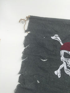 Fancy Pirate Skull Bone Flag Halloween Hanging Party Decoration garland banner