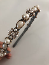 Women Lady Girl Pearl Retro Glitter Gem Hairband Hair Head Band Headband Hoop