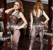 Women Foreplay Fish NET Sexy Nighties night Lingerie Bodysuit Body Stockings