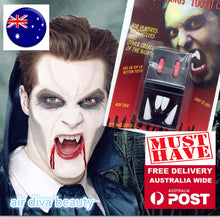 4PC Fancy Halloween Costume Party Zombie Vampire Wolf Fangs Tooth Cap blood tube