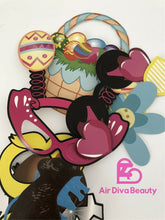 Novelty Happy Easter Bunny eyeglass egg Party Photo booth PROP selfie flag Sign