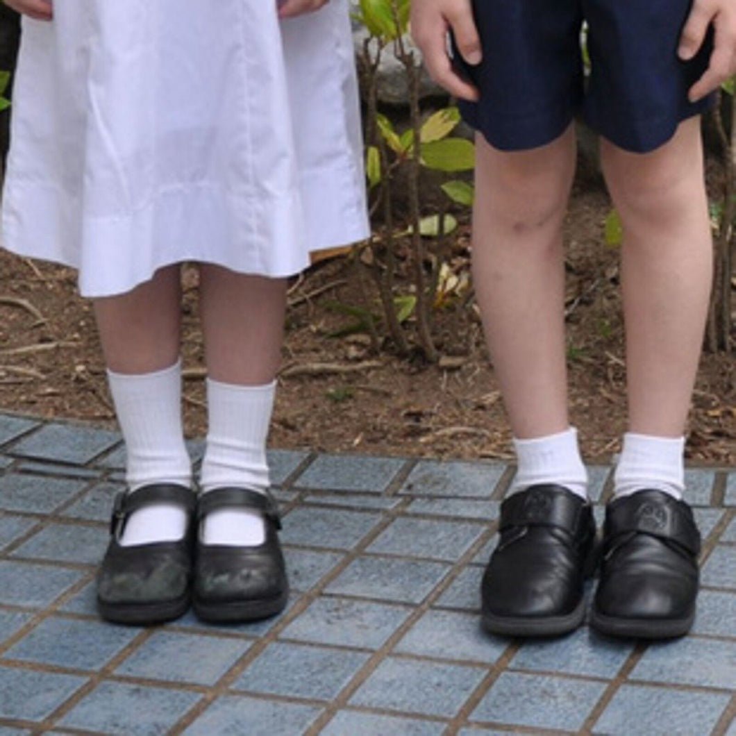 1pair Baby Girls Boys Kids Children White School Uniform Sport Socks 0-6yrs