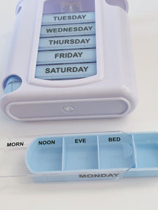 AU Portable Travel 28 Partition 7 Day One Week Medicine Pill Case Box Container