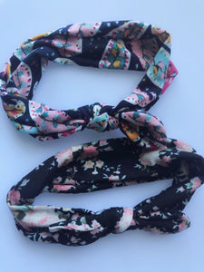 Baby Kids Children Girls Bow floral Elastic Hair Head headband bandana wrap