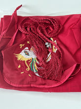 Women Red Satin Sleepwear sleep Lingerie Nighties Camisole Kimono Shawl Gown