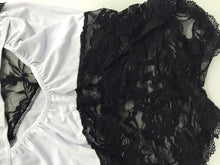 Women Lady Sexy Lace Black White Foreplay Leotard Nighties Camisole Underwear