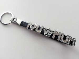 MOTHER'S DAY Gift her I LOVE MUM I LOVE YOU MUM Novelty Gift Car Keyring Strap