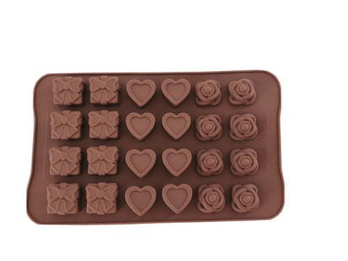 Wedding Heart Rose Chocolate Cake ice Cube Cookie Silicone Mold Mould Decorating